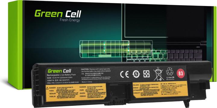 Produktbild GreenCell Laptop Battery for Lenovo ThinkPad E570 E575 - 14.4V - 2200mAh (4 Zellen, 2200 mAh)