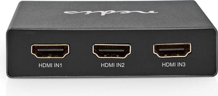 Actual product image Nedis HDMI ™ switch | 3-port port(s) | 3x HDMI™ input | HDMI™ output | 8K@60Hz | 45 Gbps | remote