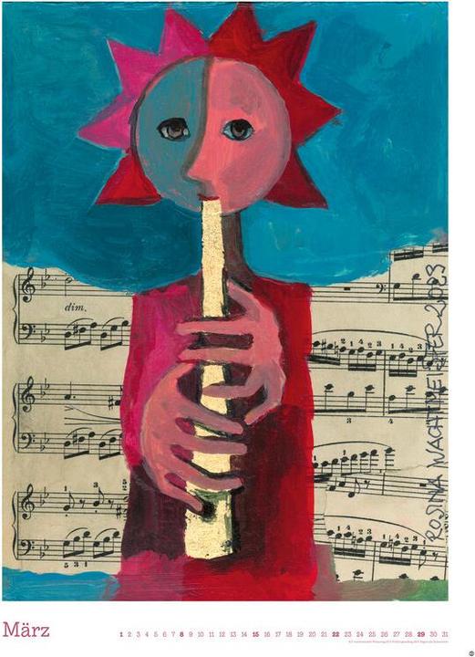 Actual product image Heye Bildkalender Rosina Wachtmeister (49 x 68 cm, German)