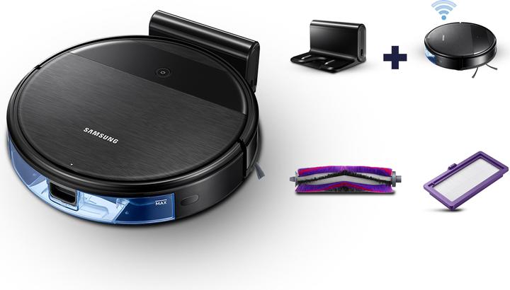 Immagine prodotto Samsung VR05R5050WK aspirapolvere robot Senza sacchetto Nero 0,2 L (Aspirazione robotica)