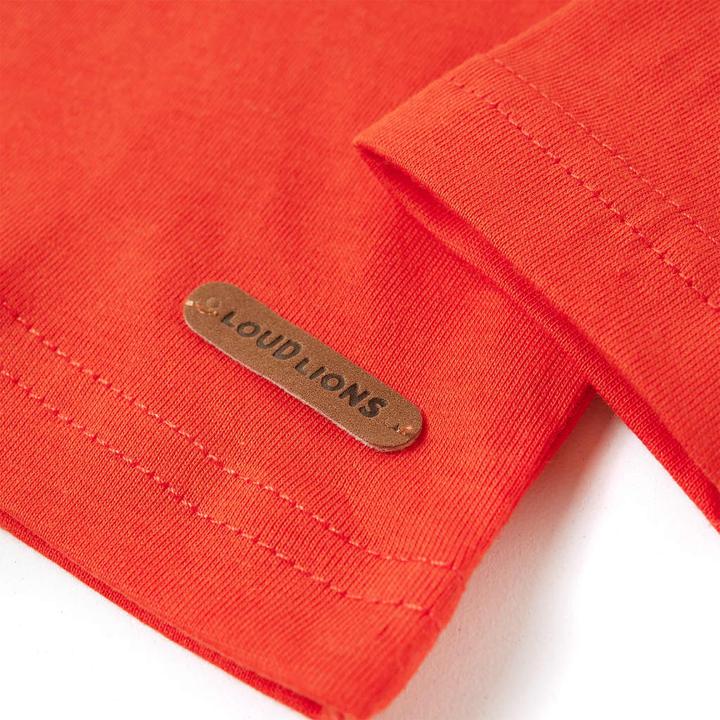Immagine prodotto VidaXL Camicia da bambino a maniche lunghe arancione chiaro 104,Materiale: 100 (104)