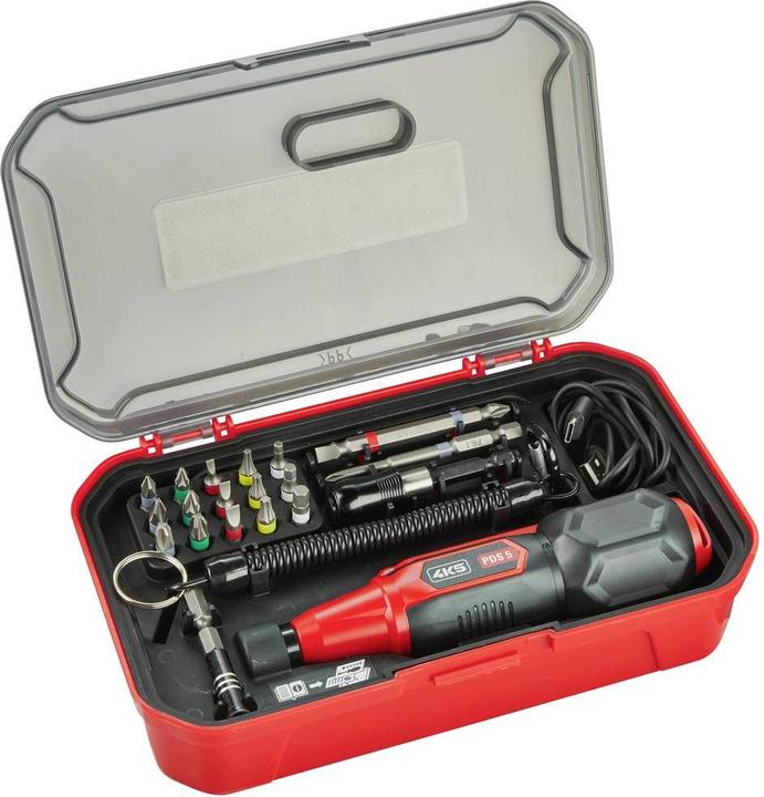 Immagine prodotto 4K5 Strumenti PDS 5-Set di cacciaviti elettrici misura (cacciavite) 1/4/ (Fessura croce Phillipps (PH), Cacciavite a croce PZ, Sezione T, Chiave a brugola, Porta)