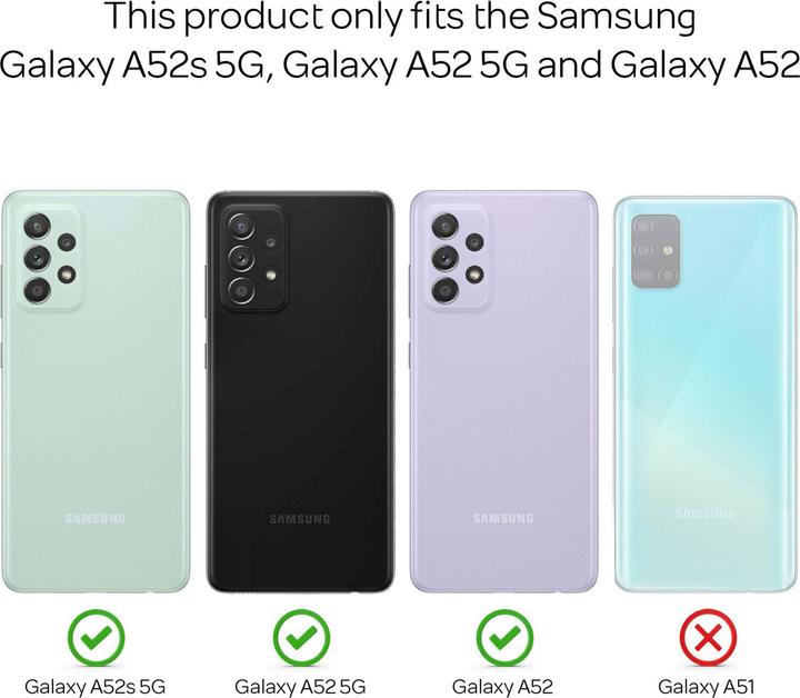 Immagine prodotto Nalia Custodia per cellulare Glitter (Samsung Galaxy A52)