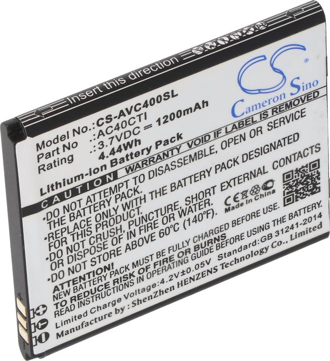 Actual product image AccuCell Akku AC40CTI Archos AC40CTI