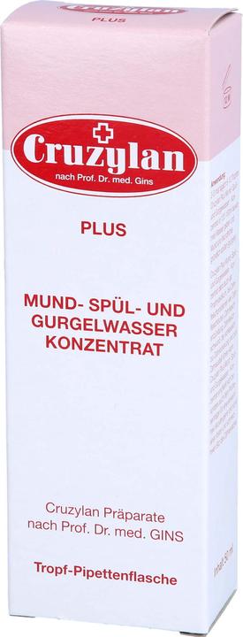 Produktbild Cruzylan Plus Mund- Spül u.Gurgelwasserkonz.Pip Fl, 50 ml Lösung (1 x, 50 ml)
