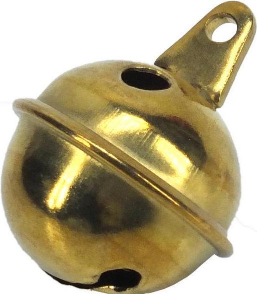 Colly Glöckchen aus Messing, Ø 3 cm, goldig