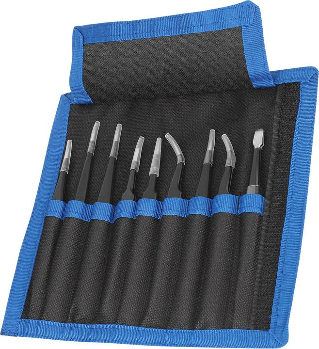 Actual product image UF-Tools Tweezers 9-piece set