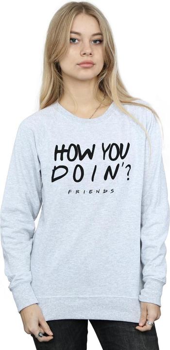 Actual product image Friends Womens/Ladies How You Doin? Sweatshirt (L)
