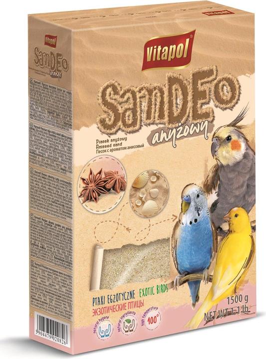 Image du produit Vitapol Sable anisé pour oiseaux 1,5 kg (1.50 kg, Sable pour oiseaux)