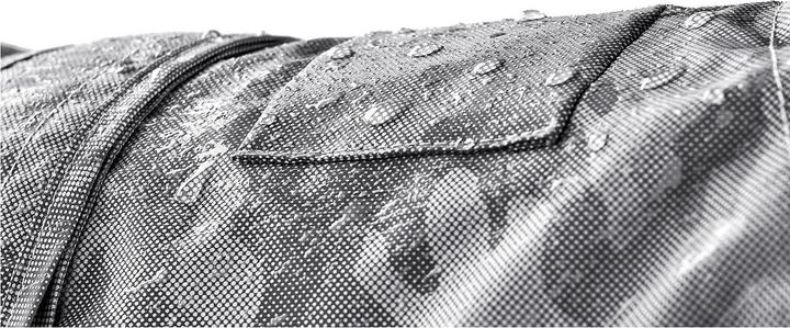 Actual product image Hunter Mackintosh Huka to go for dogs silver 65 (65, Dog raincoat)
