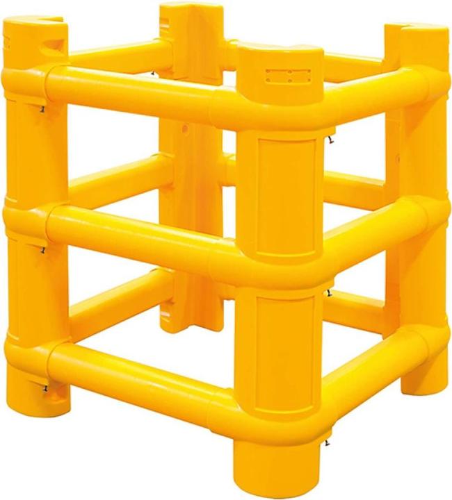 Immagine prodotto Moravia Protezione per colonne in plastica ECO, giallo, per proteggere le colonne rettangolari