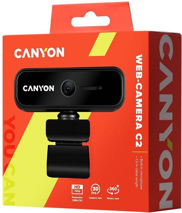 Immagine prodotto Canyon Webcam HD 720p C2 (0.90 Mpx)