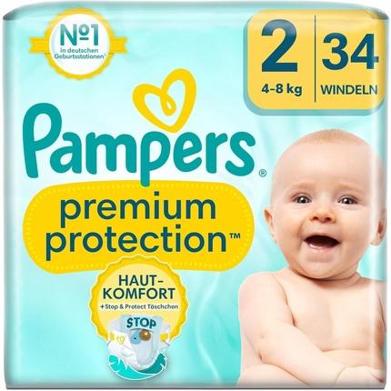 Actual product image Pampers Premium Protection (Size 2, Pack, 34 Piece)