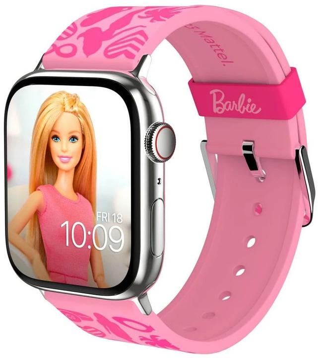 Image du produit Moby Fox Barbie Smartwatch Bracelet Rose Classique (22 mm, Acier inoxydable, Silicone)
