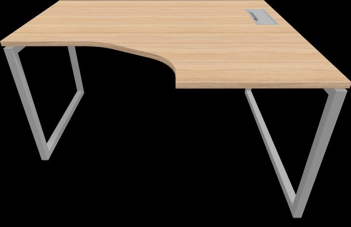 Produktbild Narbutas Nova O Eckschreibtisch Rechts (1400 x 1200 x 740 mm)