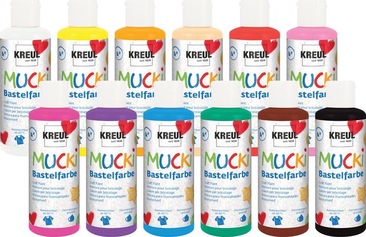 Image du produit Mucki Peinture pour bricolage (Violet, 80 ml)