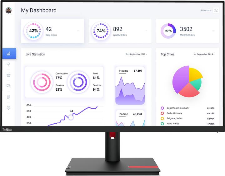 Immagine prodotto Lenovo ThinkVision T32p-30 (3840 x 2160 pixel, 31.50")