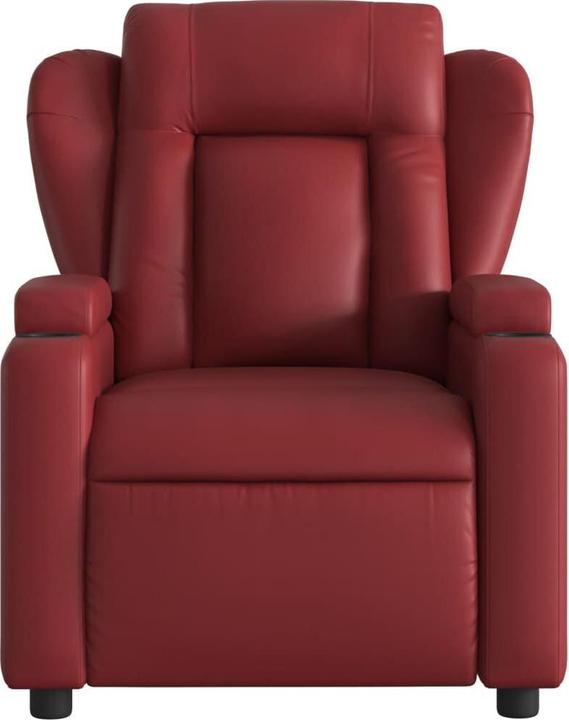 Image du produit VidaXL Fauteuil de massage vin rouge similicuir,Couleur : vin rouge,Matériaux