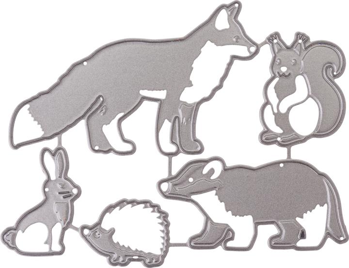 Immagine prodotto Amy Design Modello di punzonatura "Animali nella foresta