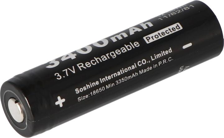 Produktbild Soshine Akku 18650 68,2x18,45mm PCB geschützt Panasonic Zelle (1 Stk., 18650, 3400 mAh)