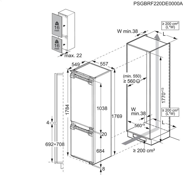 Nutritional values and ingredients AEG AIK2650R (262 l)