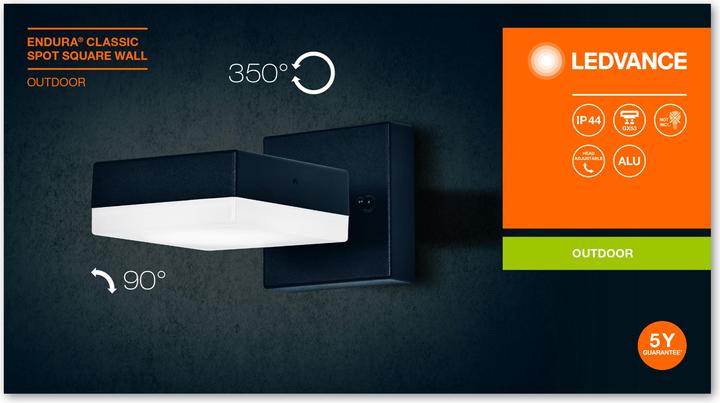 Produktbild Ledvance Endura Classic Spot Square (GX53, IP44)