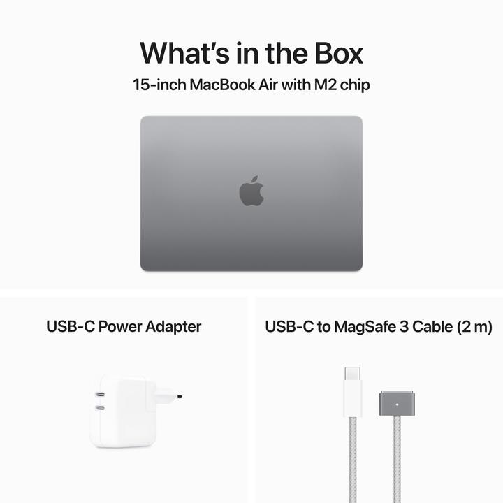 Produktbild Apple MacBook Air – 2023 (15", M2, 16 GB, 512 GB, CH)
