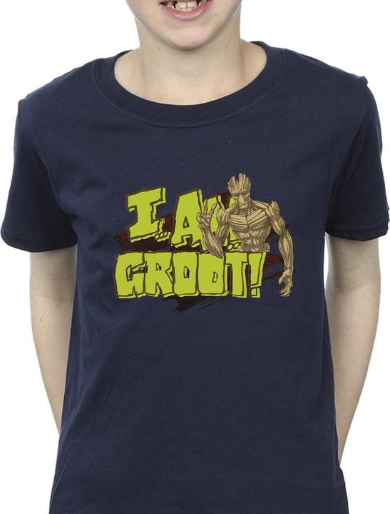 Actual product image Guardians of the Galaxy Boys I Am Groot T-Shirt (152, 158)