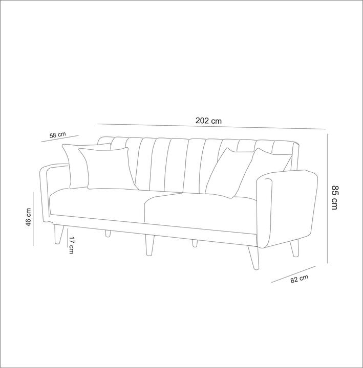 Immagine prodotto Atelier del Sofa Lily (3 posti)