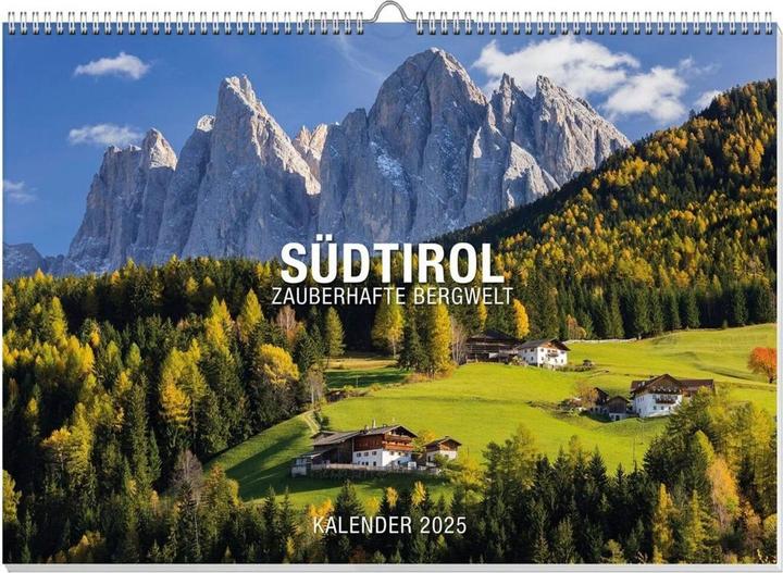 Actual product image South Tyrol Premium Calendar 2025 (60 x 42 cm, German)