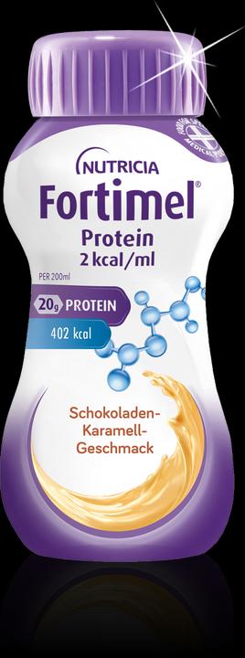 Actual product image Fortimel Protein 2Kcal chocolate-caramel (Caramel, Chocolate, 4 x)