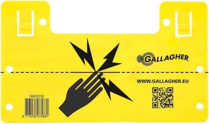 Immagine prodotto Gallagher Cartello di avvertimento "Recinzione elettrica