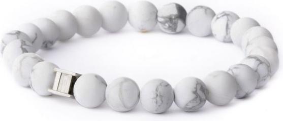 Image du produit Gemini Bracelet - Pierre Naturelle Howlite - Taille S (Howlite)