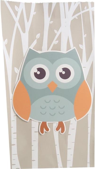 Actual product image Cut my Cookies Paper bag forest animals 12 pieces, Multicolor (12 x)