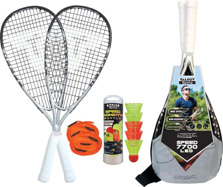 Talbot Torro Speedbadminton Set Speed 7700 LED