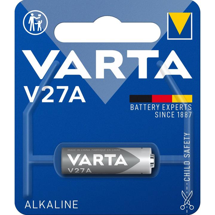 Actual product image JTI V27A / 27A / MN27 12V Alkaline Batterie 1er Pack (1 pcs., A27)