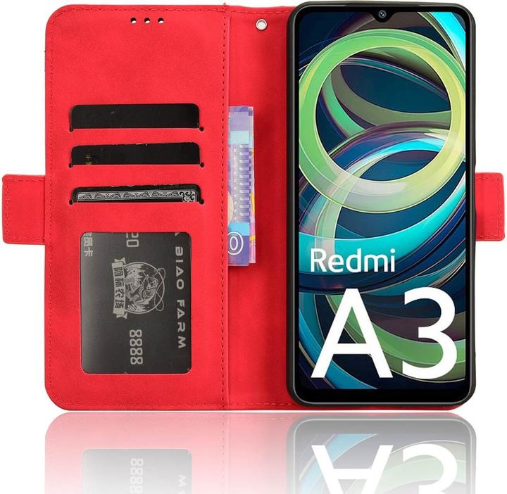 Actual product image Cover-Discount Xiaomi Redmi A3 - Case with many card slots (Xiaomi Redmi A3)