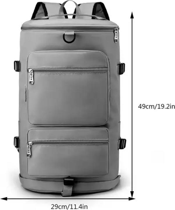 Image du produit Only-Bags.Store Sac à dos de voyage, sac à dos de randonnée de grande capacité, séparation sec-humide sac à bagages