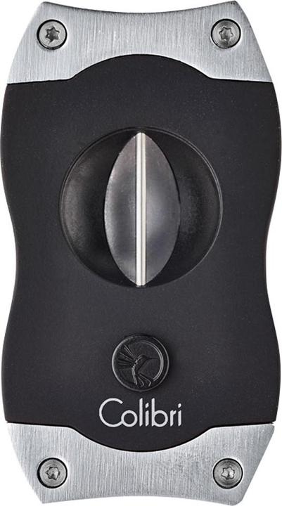 Produktbild Colibri V-Cut Cigar Cutter Black and brushed Chrome 9875 (1 x)