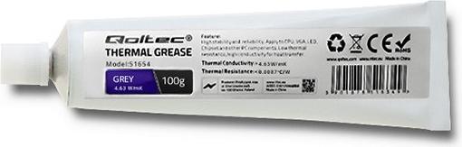 Image du produit Qoltec Pasta termoprzewodząca 4.63 W/m-K | 100g | Szara (4.63 W/m K, 100 g)