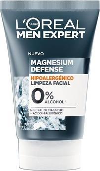 L'Oréal Paris LÂ'OrÃ©al Paris - Men Expert Magnesium Defense (Face Wash) 100 ml Cleansing Skin Gel for Sensitive (100 ml)