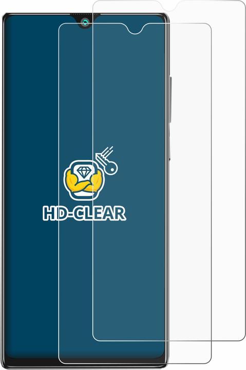 Actual product image BROTECT Screen Protector Clear (2 Piece, Huawei P40)