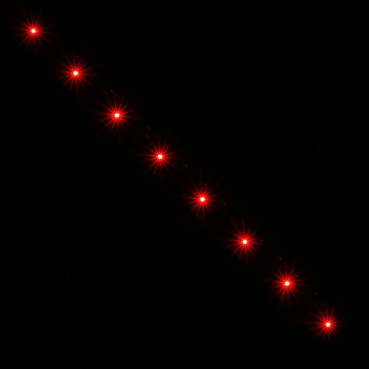 Actual product image Lamptron FlexLight Professional - 15 LEDs - fire red