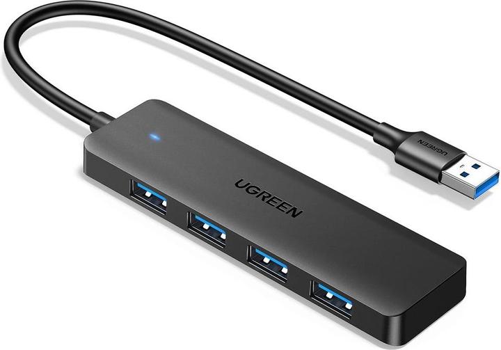 Immagine prodotto Ugreen HUB CM219 35574 con 4 porte USB-A 3.0 e cavo USB-A 3.0 da 1 m - nero (USB-A, 4 Porti)