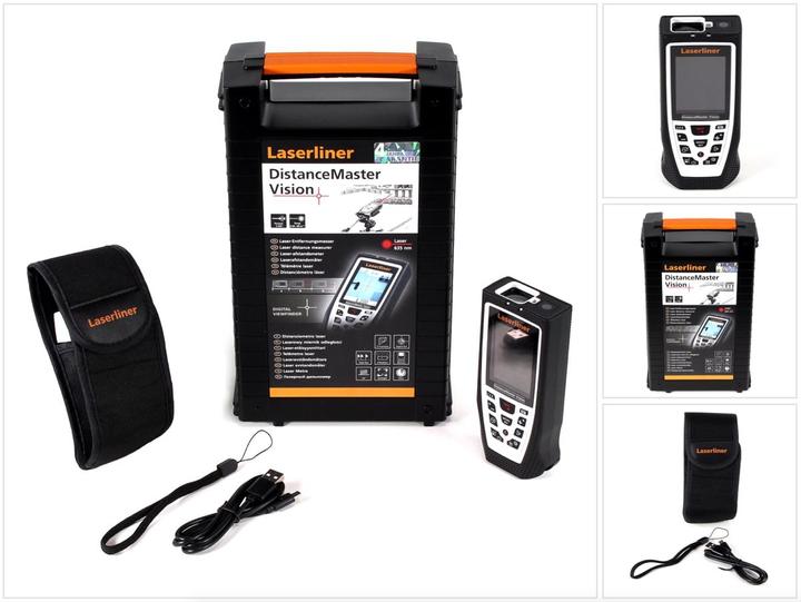 Produktbild Laserliner Laser-Entfernungsmesser DistanceMaster Vision (80m,Tilt,Cam) (80 m, 635 nm)