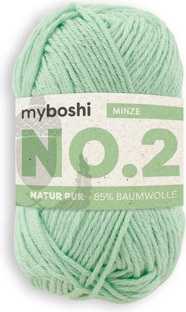 Immagine prodotto Myboshi Lana n.2 col.227 menta 50 g, 100 m, 85 % CO, 15 % KP