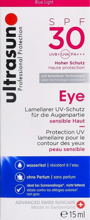 Energie-Label Ultrasun Eye Protection SPF30 Tb 15 ml (Sonnencreme Gesicht, SPF 30, 15 ml, 25 g)