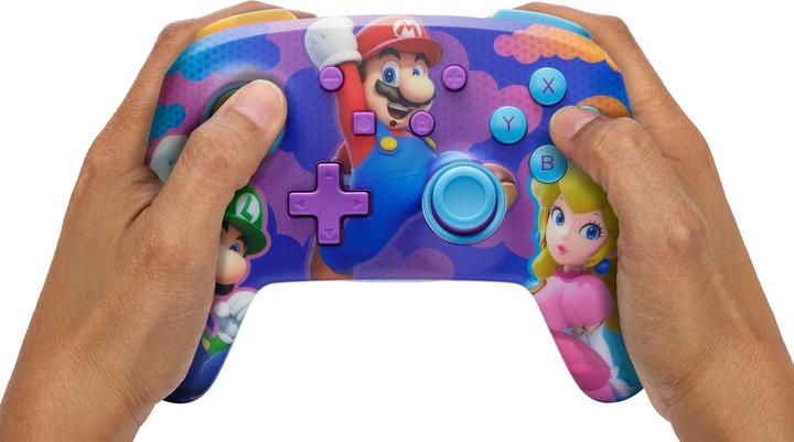 Productafbeelding PowerA Enhanced Wireless Controller - Colour Splash Heroes (Switch, Switch Lite, Switch OLED)