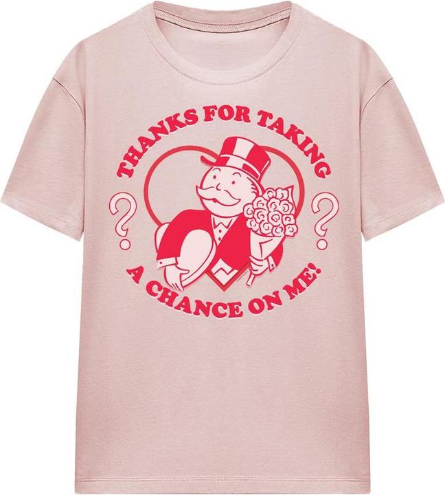 Actual product image Monopoly Unisex Adult Taking A Chance T-Shirt (M)