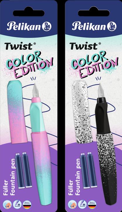 Produktbild Pelikan Füllhalter (Patronenfüllsystem) Twist® Color Edition Füller für Rechts- und Linkshänder, far (Farbig sortiert)